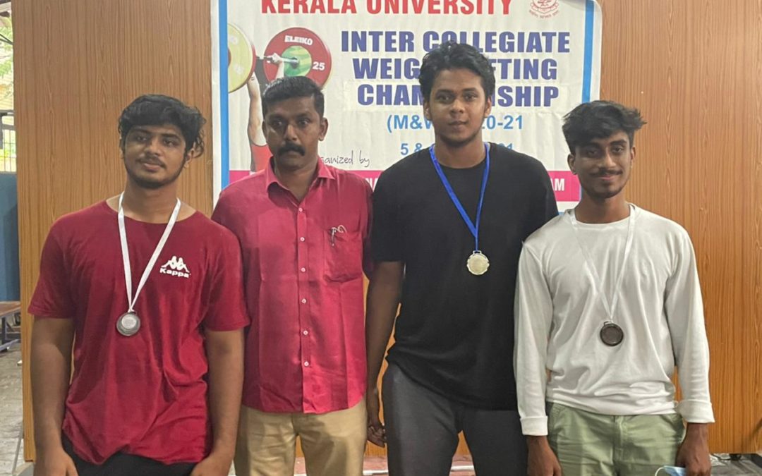 Kerala University inter collegiate weight lifting championship 2020-21