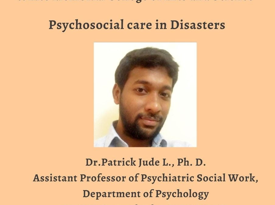 Psychosocial Care In Disasters