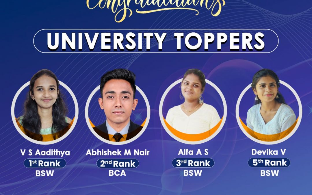 Congratulations to National College University Toppers